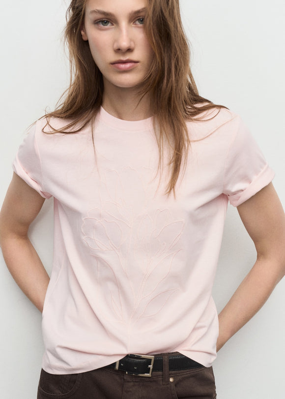 MANGO SPRING-W 17018641-81 MANGO WOMEN T-SHIRT SHORT SLEEVE