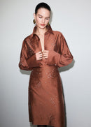 MANGO SMOKEY 17019108-79 MANGO WOMEN SHIRT LONG SLEEVE-2