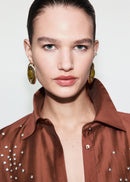 MANGO SMOKEY 17019108-79 MANGO WOMEN SHIRT LONG SLEEVE-5