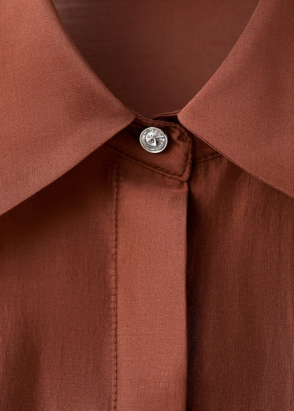 MANGO SMOKEY 17019108-79 MANGO WOMEN SHIRT LONG SLEEVE