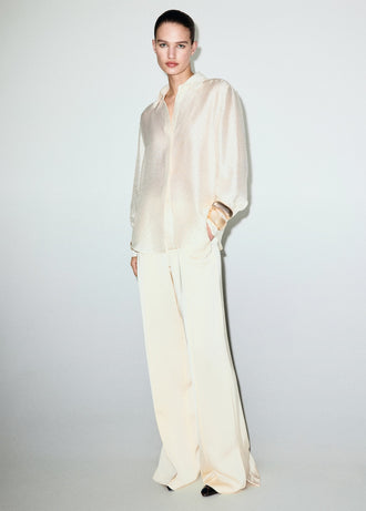 MANGO ROMP 17019109-08 MANGO WOMEN SHIRT LONG SLEEVE