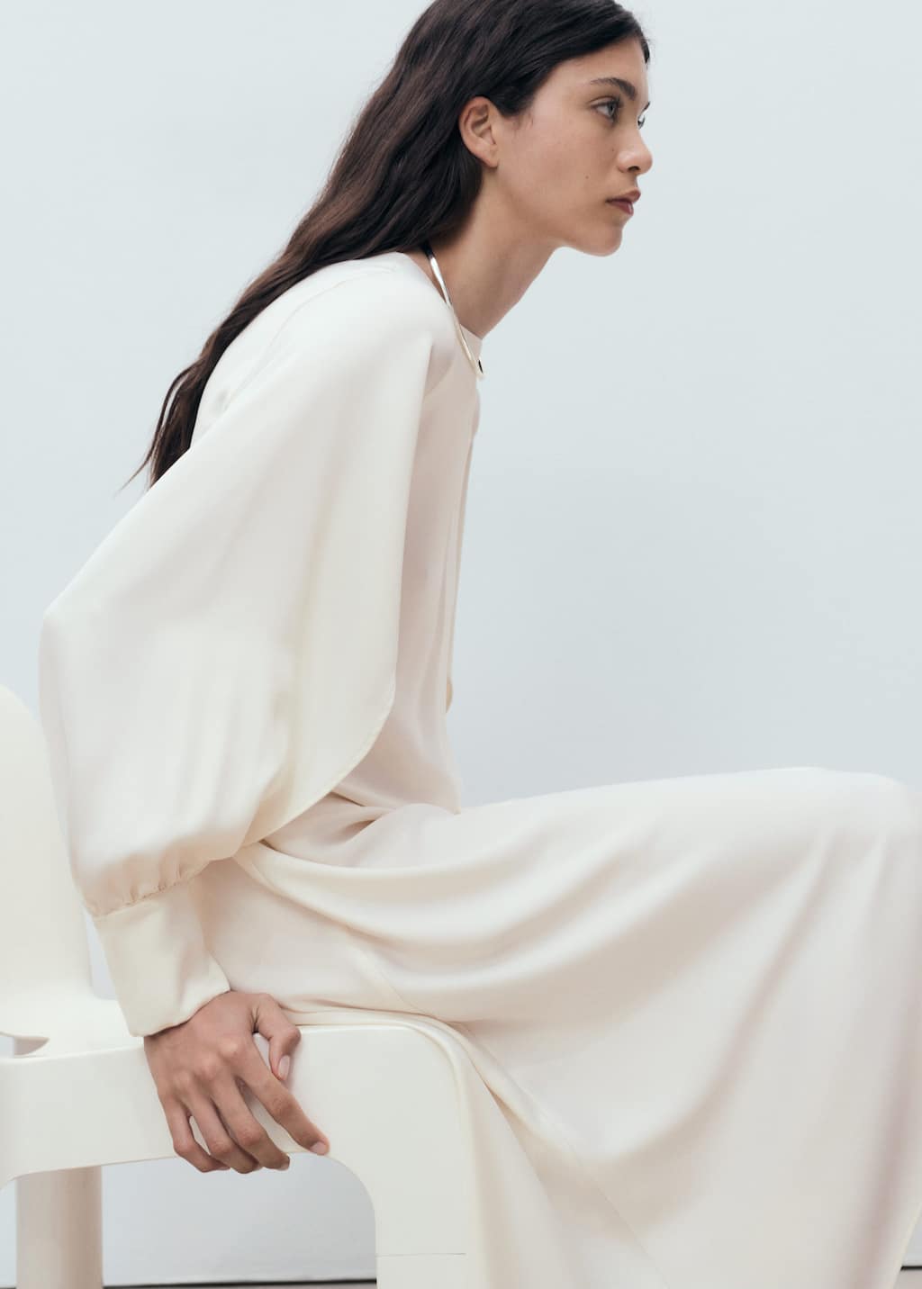 MANGO NEWROSA-A 17021126-02 MANGO WOMEN DRESS FULL LENGTH