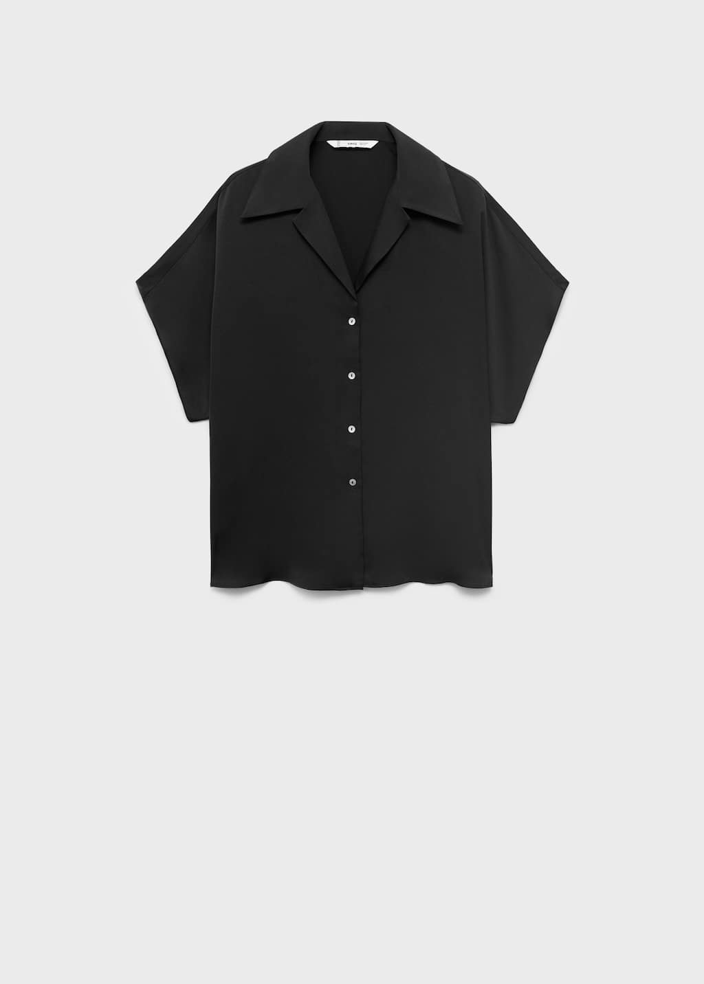 MANGO SASSA 17021156-99 MANGO WOMEN SHIRT SHORT SLEEVE