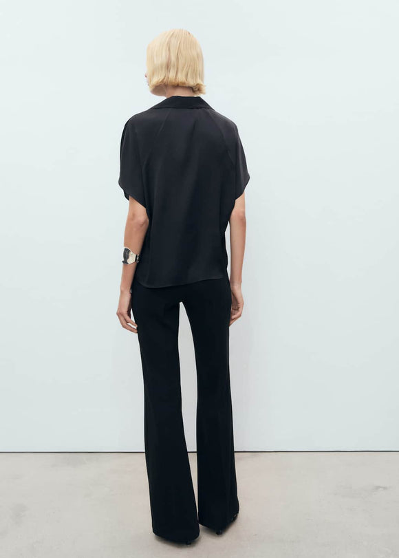 MANGO SASSA 17021156-99 MANGO WOMEN SHIRT SHORT SLEEVE