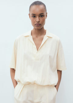 MANGO PAPER-H 17021157-10 MANGO WOMEN SHIRT SHORT SLEEVE