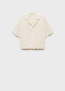 MANGO PAPER-H 17021157-10 MANGO WOMEN SHIRT SHORT SLEEVE-3