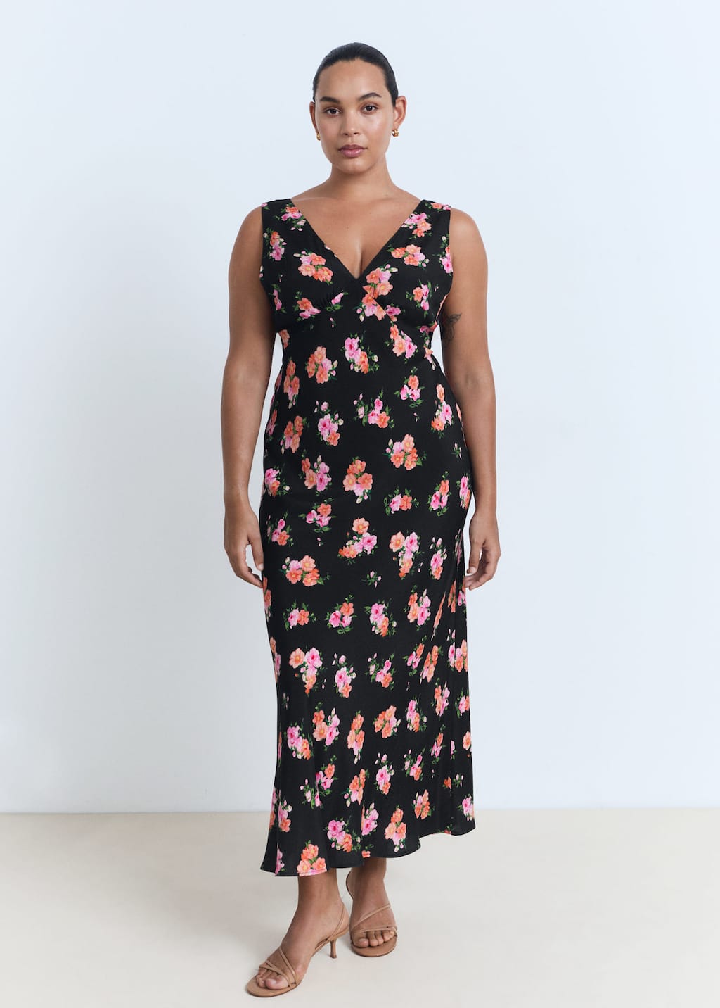 MANGO ROCIO 17021162-99 MANGO WOMEN DRESS FULL LENGTH