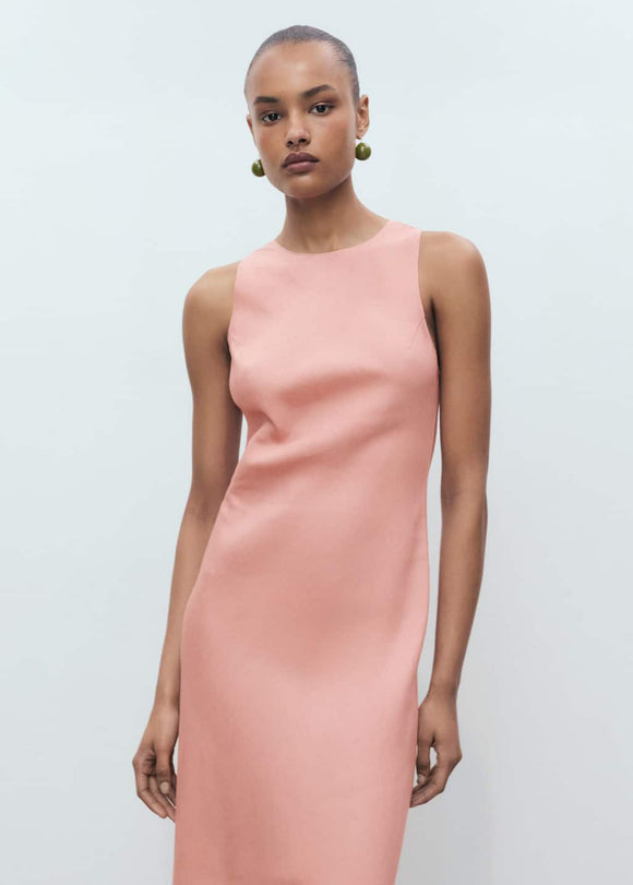 MANGO RODI-H 17021172-85 MANGO WOMEN DRESS FULL LENGTH