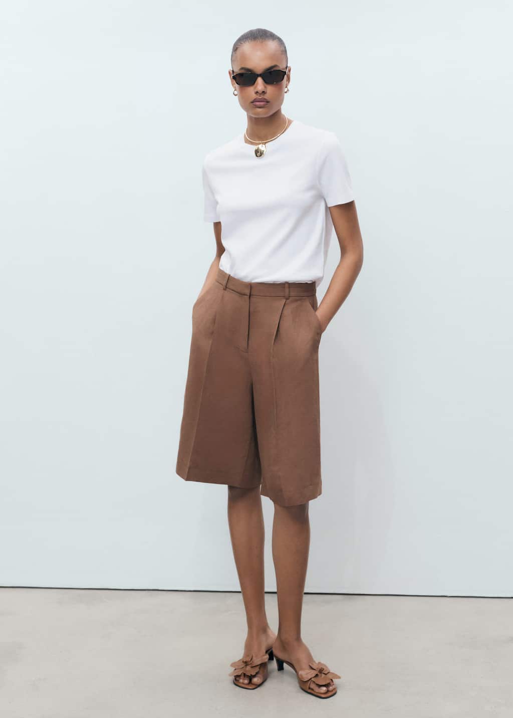 MANGO RITA 17021197-01 MANGO WOMEN T-SHIRT SHORT SLEEVE