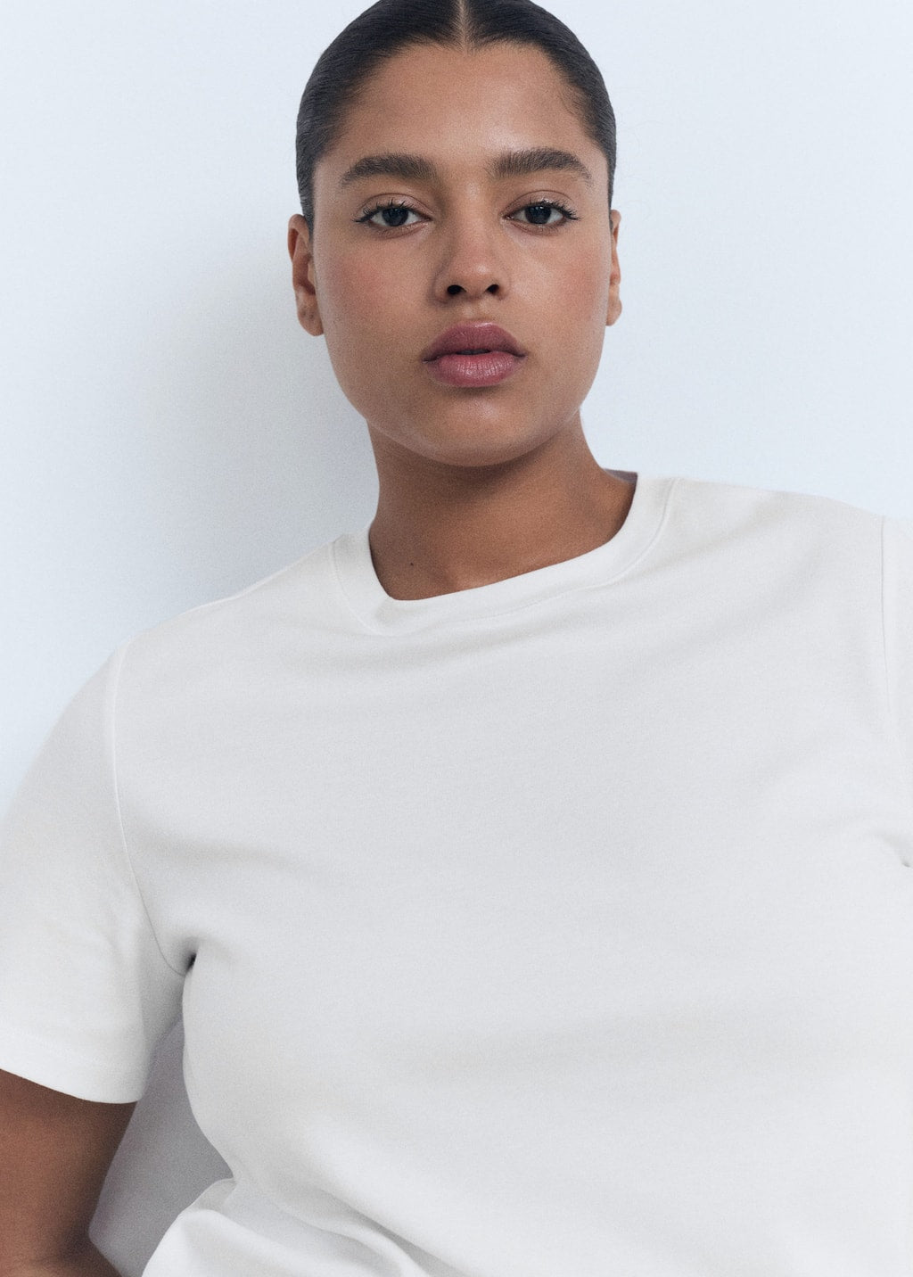 MANGO RITA 17021197-01 MANGO WOMEN T-SHIRT SHORT SLEEVE