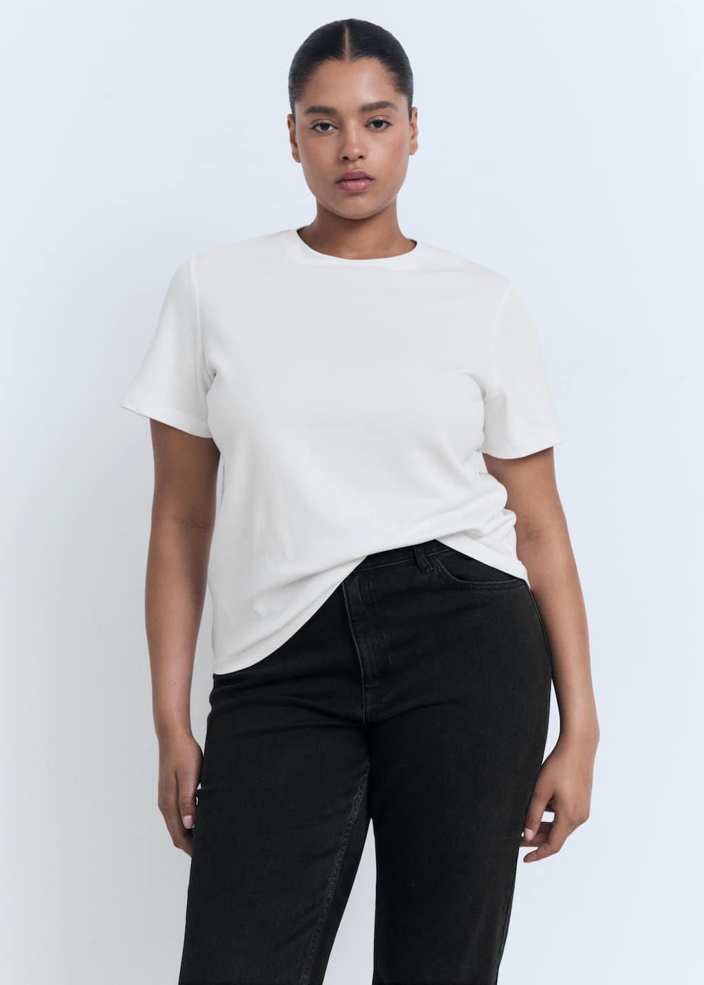 MANGO RITA 17021197-01 MANGO WOMEN T-SHIRT SHORT SLEEVE