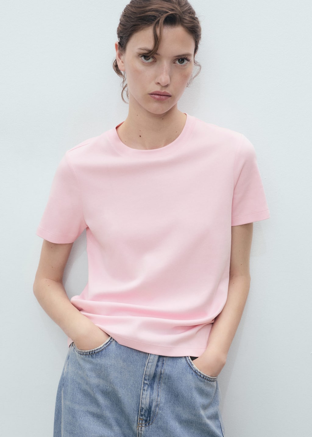 MANGO RITA 17021197-82 MANGO WOMEN T-SHIRT SHORT SLEEVE