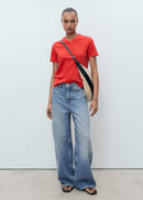 MANGO RITAPI 17021198-70 MANGO WOMEN T-SHIRT SHORT SLEEVE-2