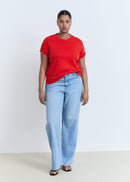 MANGO RITAPI 17021198-70 MANGO WOMEN T-SHIRT SHORT SLEEVE-5