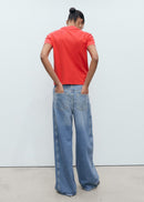 MANGO RITAPI 17021198-70 MANGO WOMEN T-SHIRT SHORT SLEEVE-9