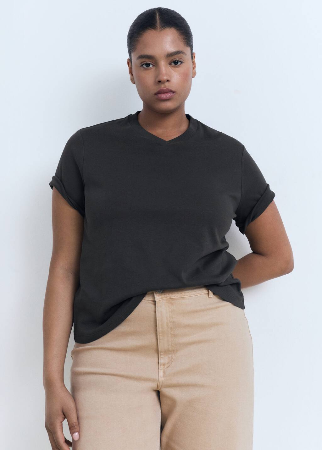 MANGO RITAPI 17021198-99 MANGO WOMEN T-SHIRT SHORT SLEEVE