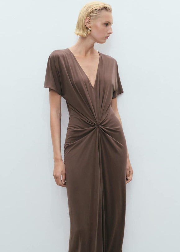 MANGO RICARDA 17021221-30 MANGO WOMEN DRESS FULL LENGTH