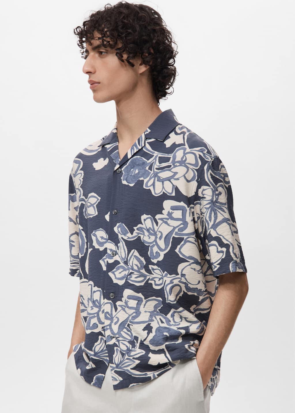 MANGO SCORCIO 17021231-56 MANGO MAN SHIRT SHORT SLEEVE