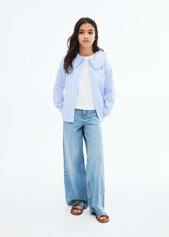 MANGO WIDE1 17021247-TM MANGO KIDS GIRL JEANS