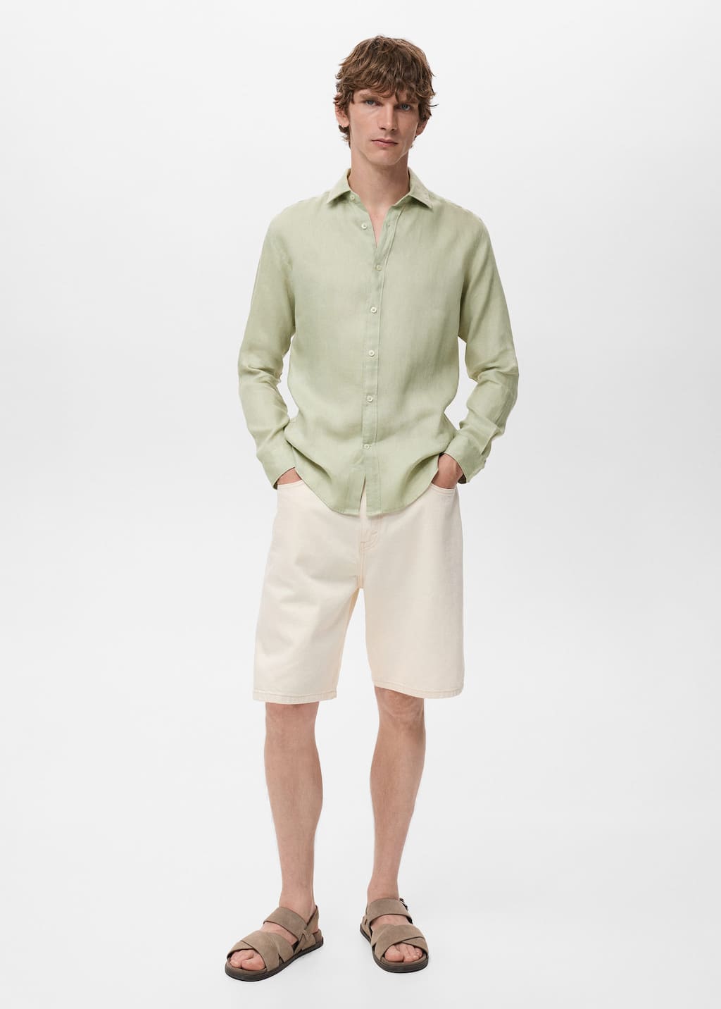 MANGO PARROT 17021250-40 MANGO MAN SHIRT LONG SLEEVE