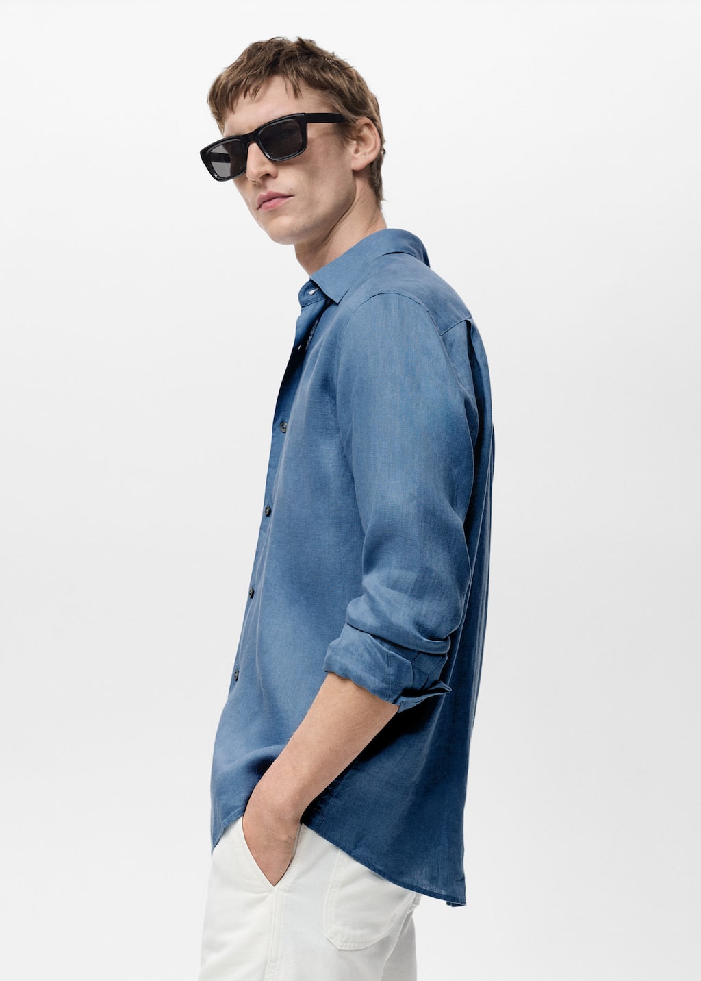 MANGO PARROT 17021250-51 MANGO MAN SHIRT LONG SLEEVE