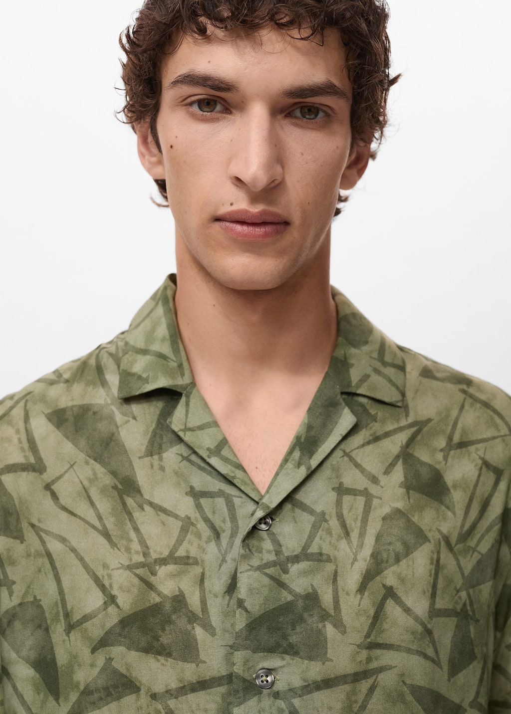 MANGO ENRICO 17021277-39 MANGO MAN SHIRT SHORT SLEEVE