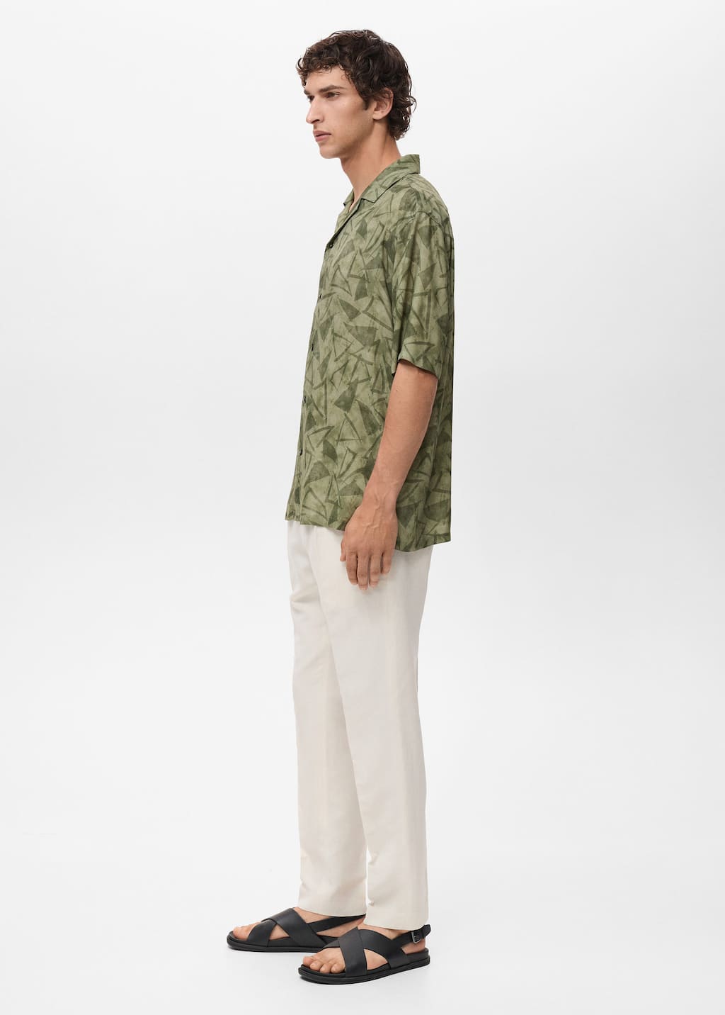 MANGO ENRICO 17021277-39 MANGO MAN SHIRT SHORT SLEEVE