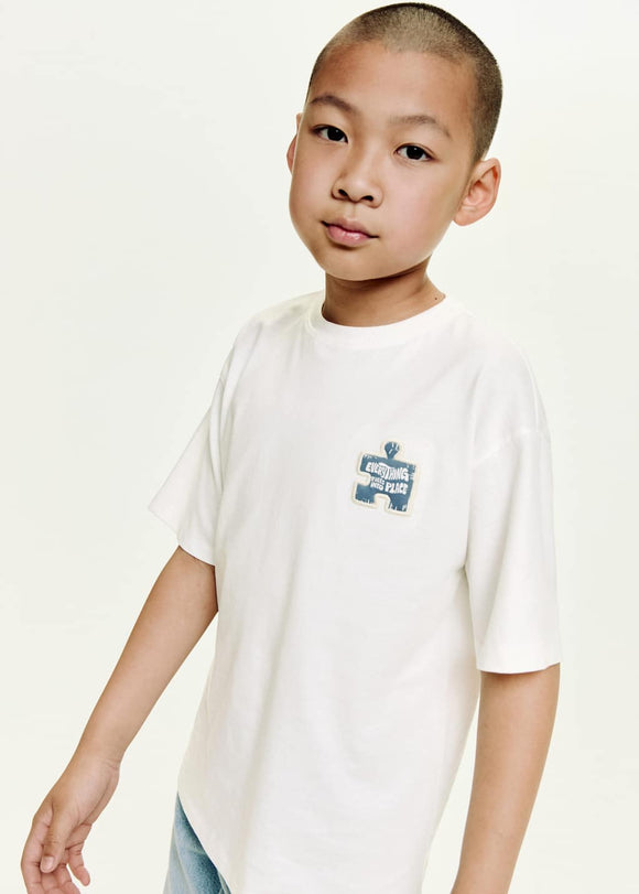 MANGO PUZZLE 17022542-02 MANGO KIDS BOY T-SHIRT SHORT SLEEVE