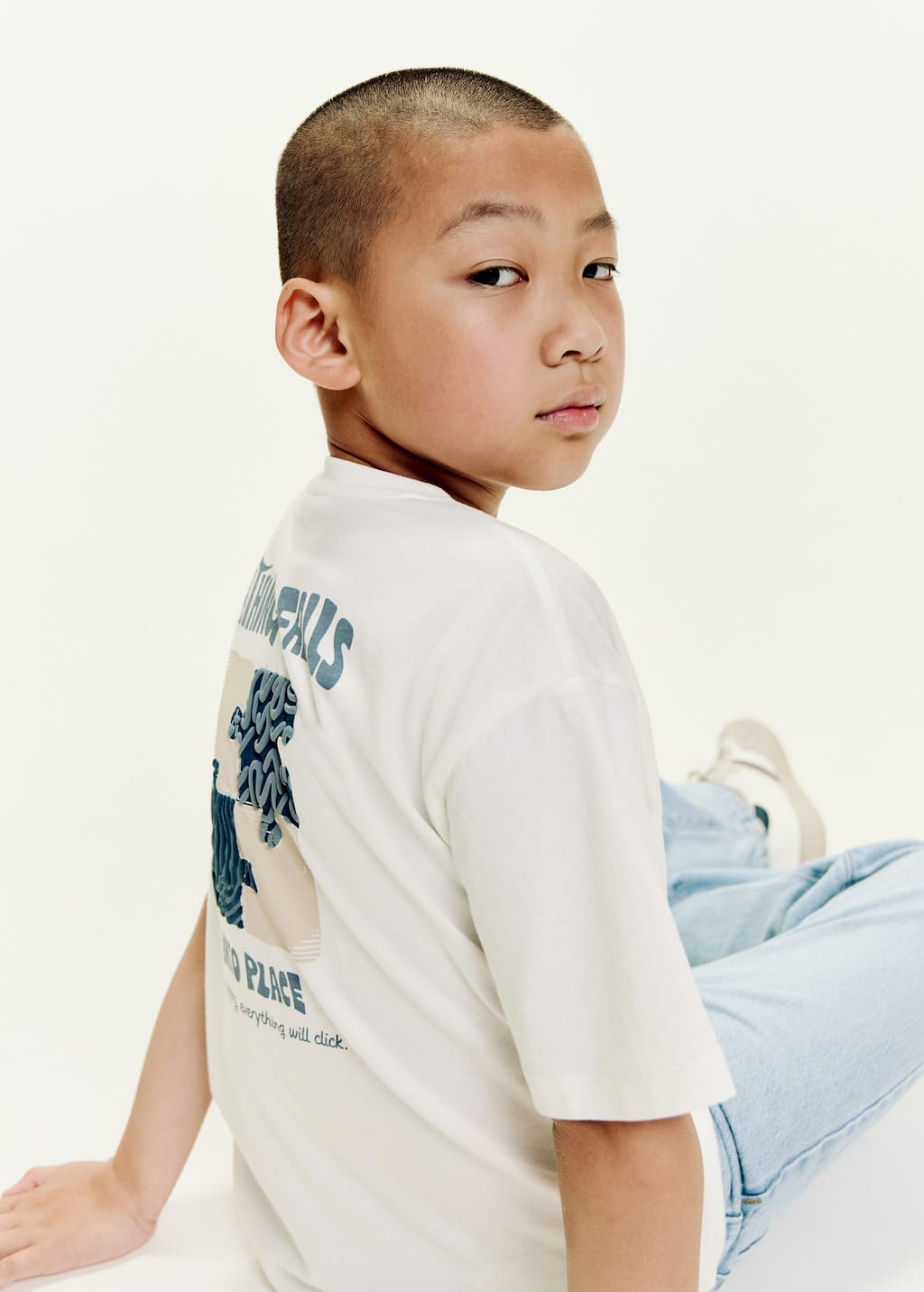 MANGO PUZZLE 17022542-02 MANGO KIDS BOY T-SHIRT SHORT SLEEVE