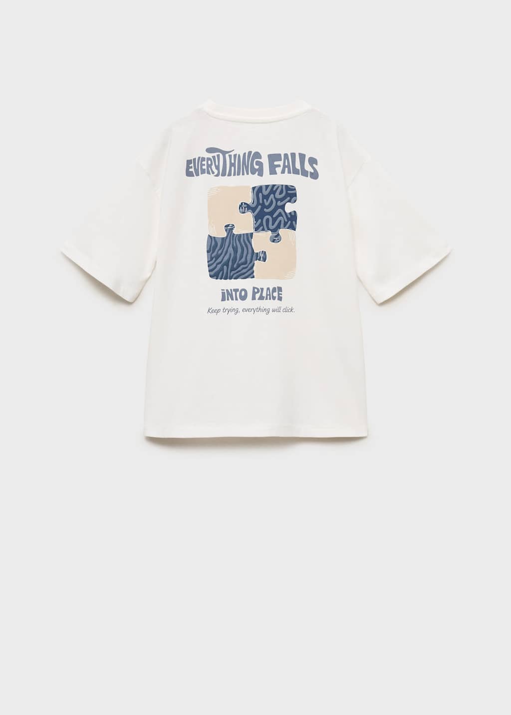 MANGO PUZZLE 17022542-02 MANGO KIDS BOY T-SHIRT SHORT SLEEVE