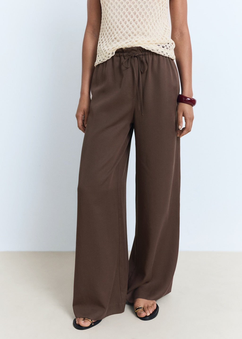 MANGO CEL 17022906-32 MANGO WOMEN TROUSER