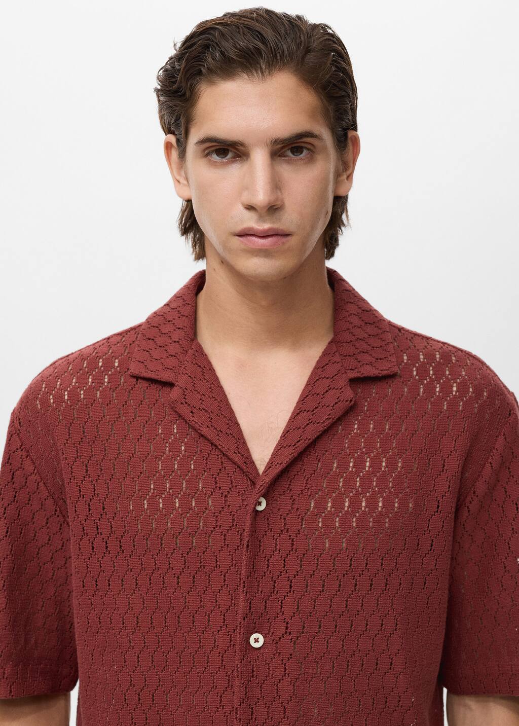 MANGO DITELLA 17022915-75 MANGO MAN SHIRT SHORT SLEEVE