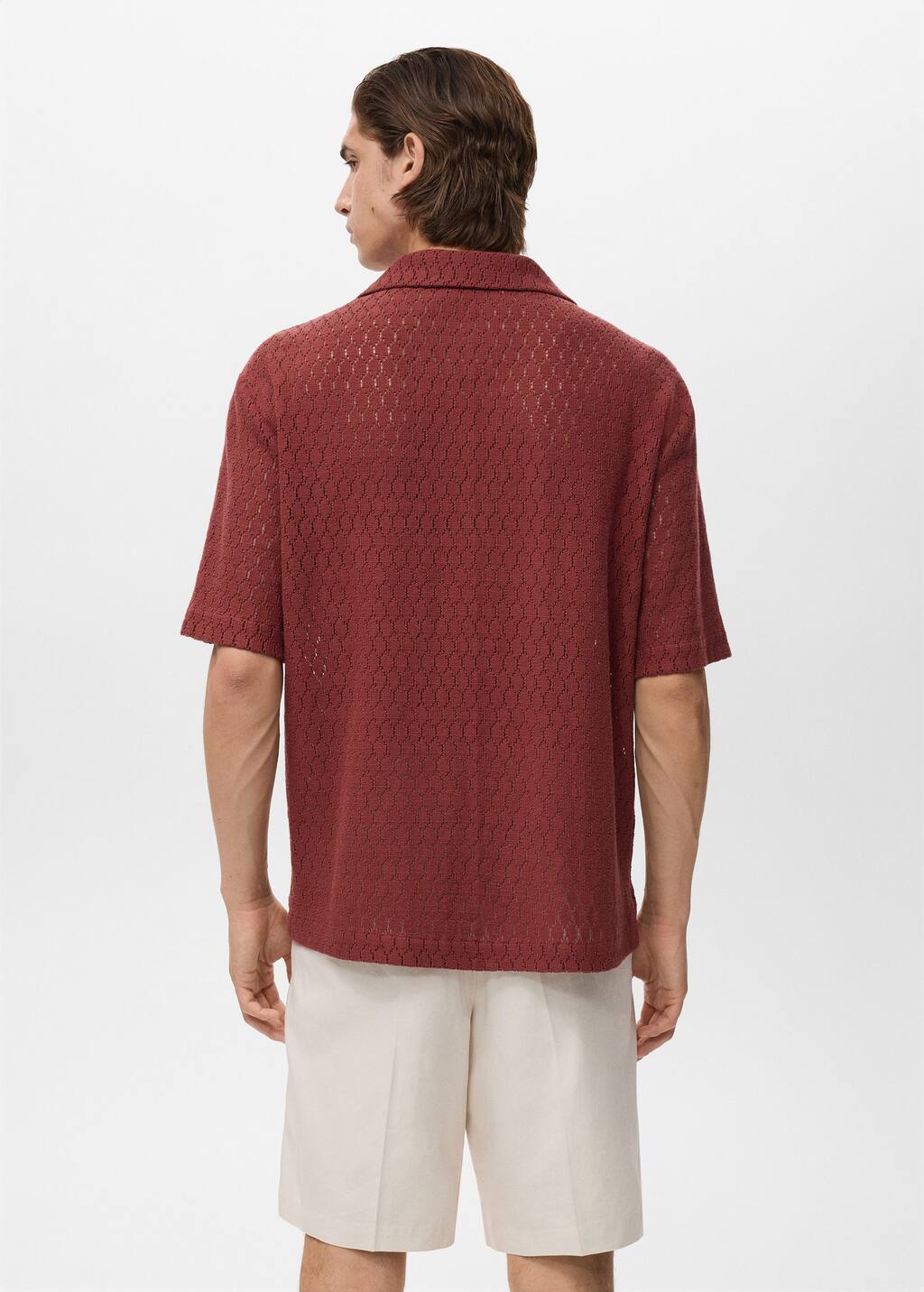 MANGO DITELLA 17022915-75 MANGO MAN SHIRT SHORT SLEEVE