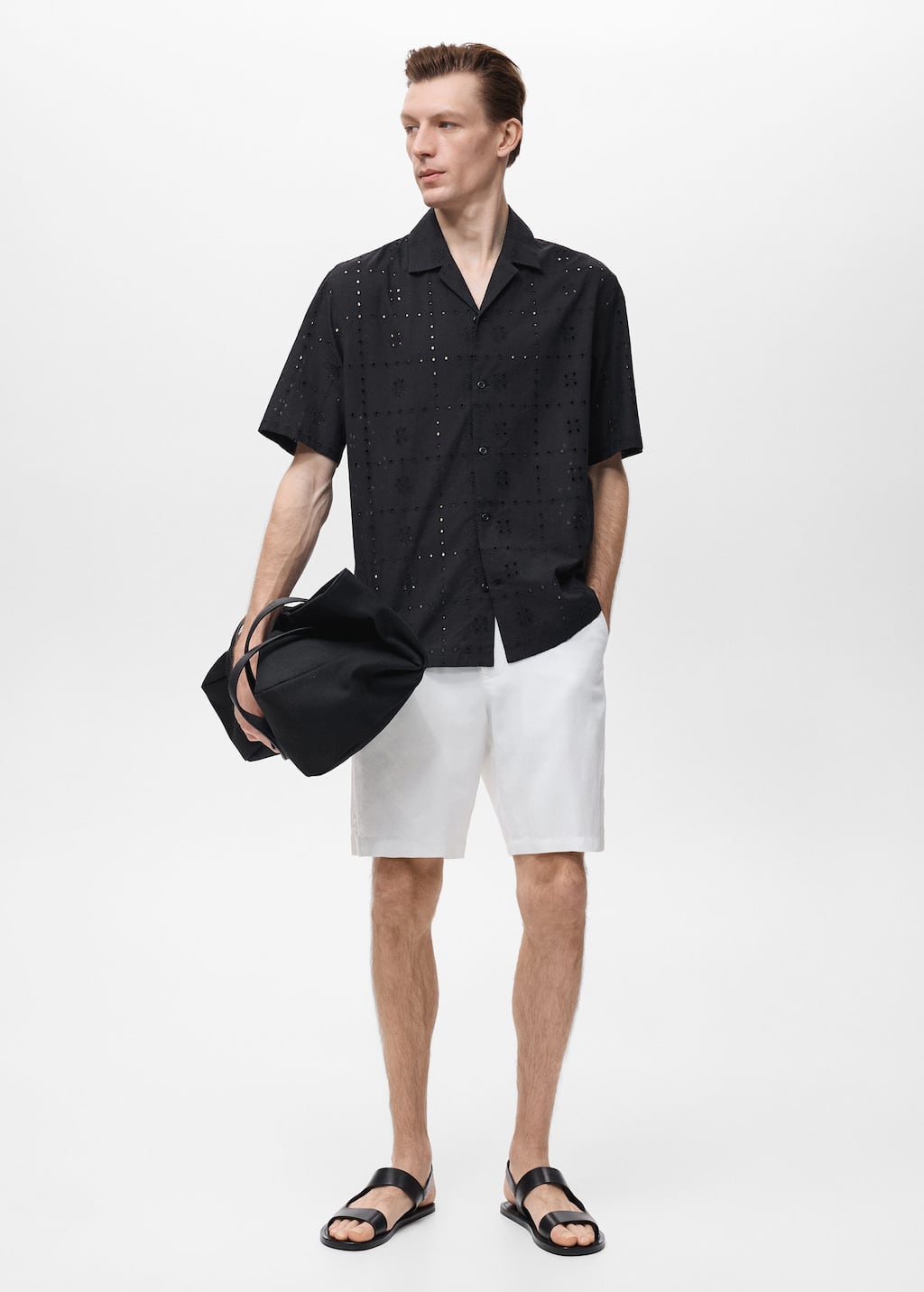 MANGO DAONE 17022916-99 MANGO MAN SHIRT SHORT SLEEVE