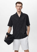 MANGO DAONE 17022916-99 MANGO MAN SHIRT SHORT SLEEVE-1