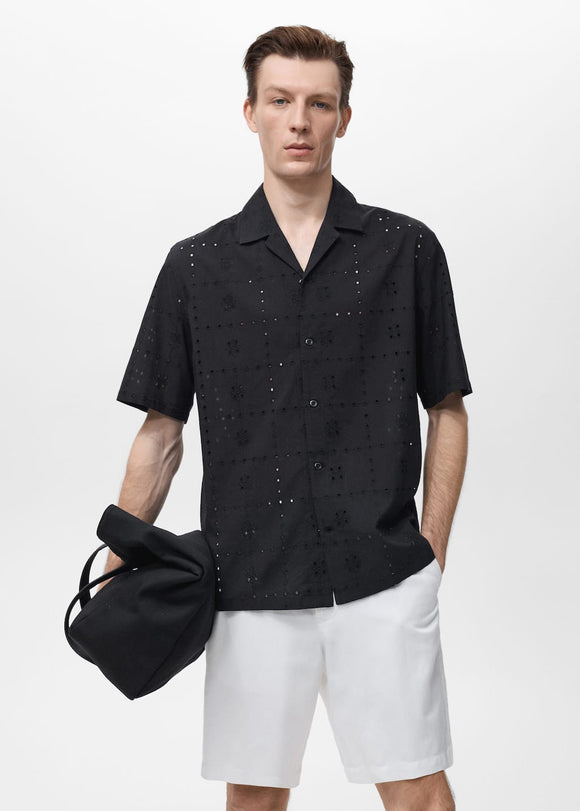 MANGO DAONE 17022916-99 MANGO MAN SHIRT SHORT SLEEVE