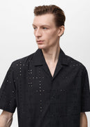 MANGO DAONE 17022916-99 MANGO MAN SHIRT SHORT SLEEVE-4