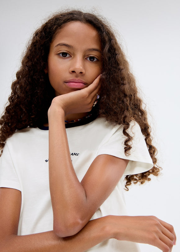 MANGO CONTRAST 17023284-02 MANGO KIDS GIRL T-SHIRT SHORT SLEEVE