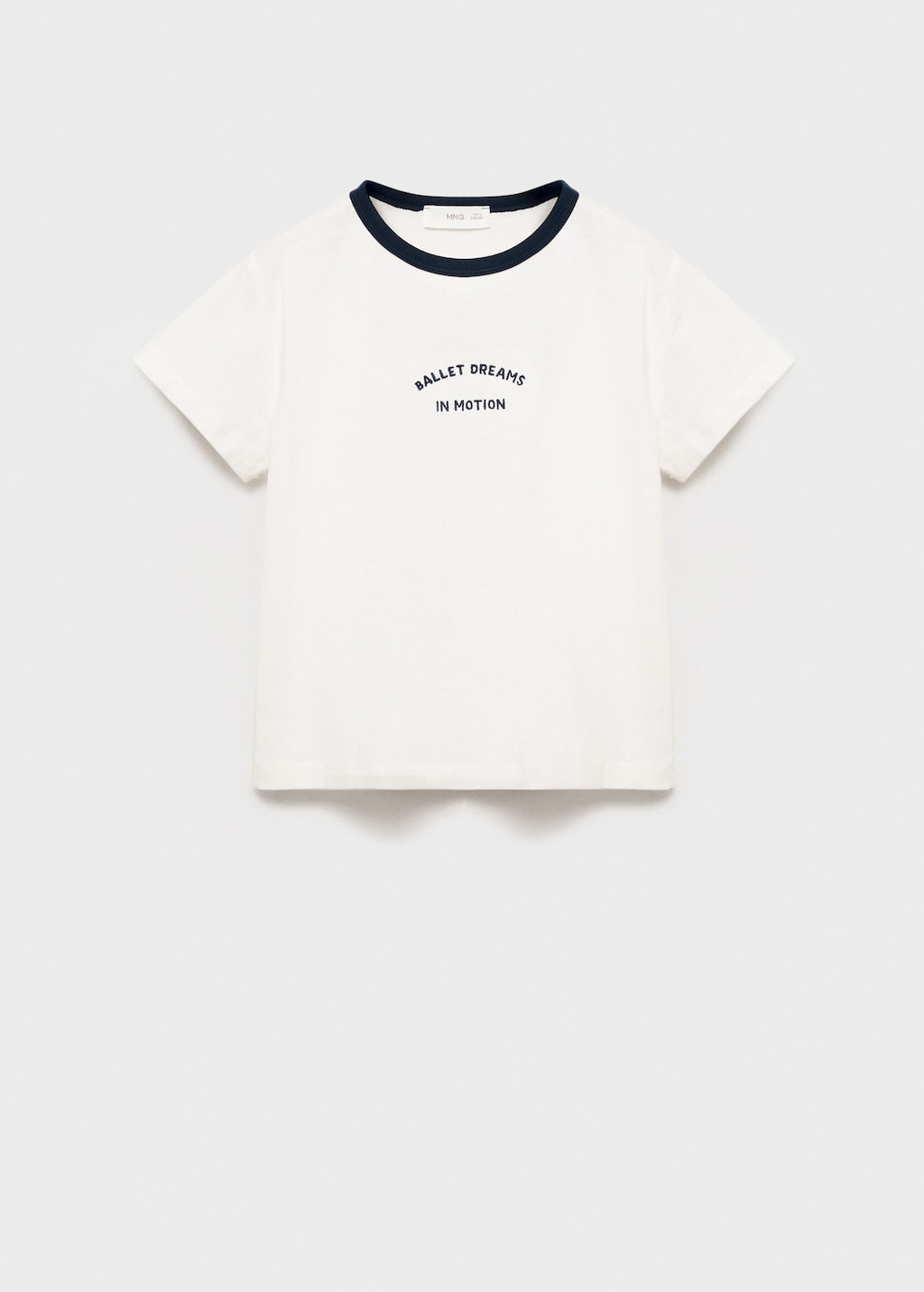MANGO CONTRAST 17023284-02 MANGO KIDS GIRL T-SHIRT SHORT SLEEVE