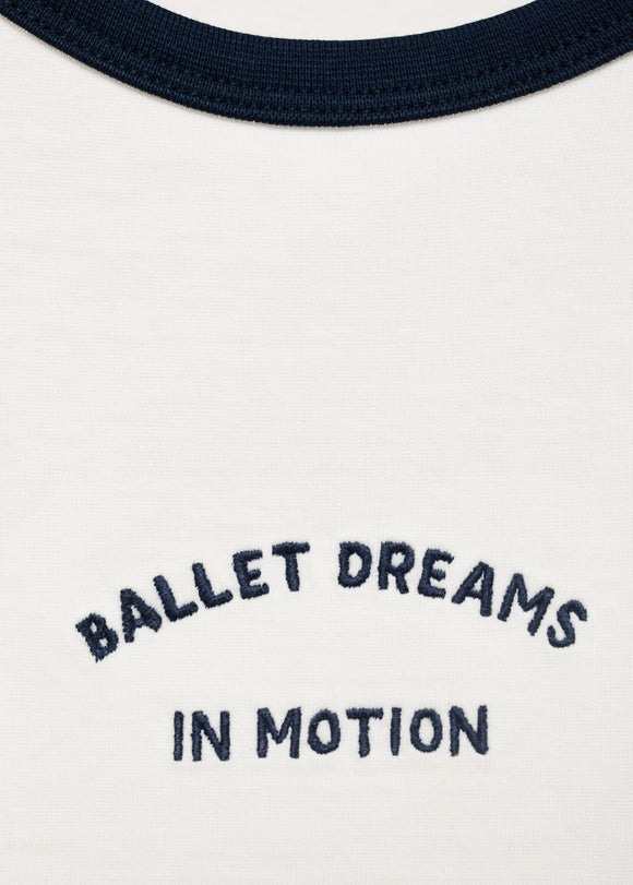 MANGO CONTRAST 17023284-02 MANGO KIDS GIRL T-SHIRT SHORT SLEEVE