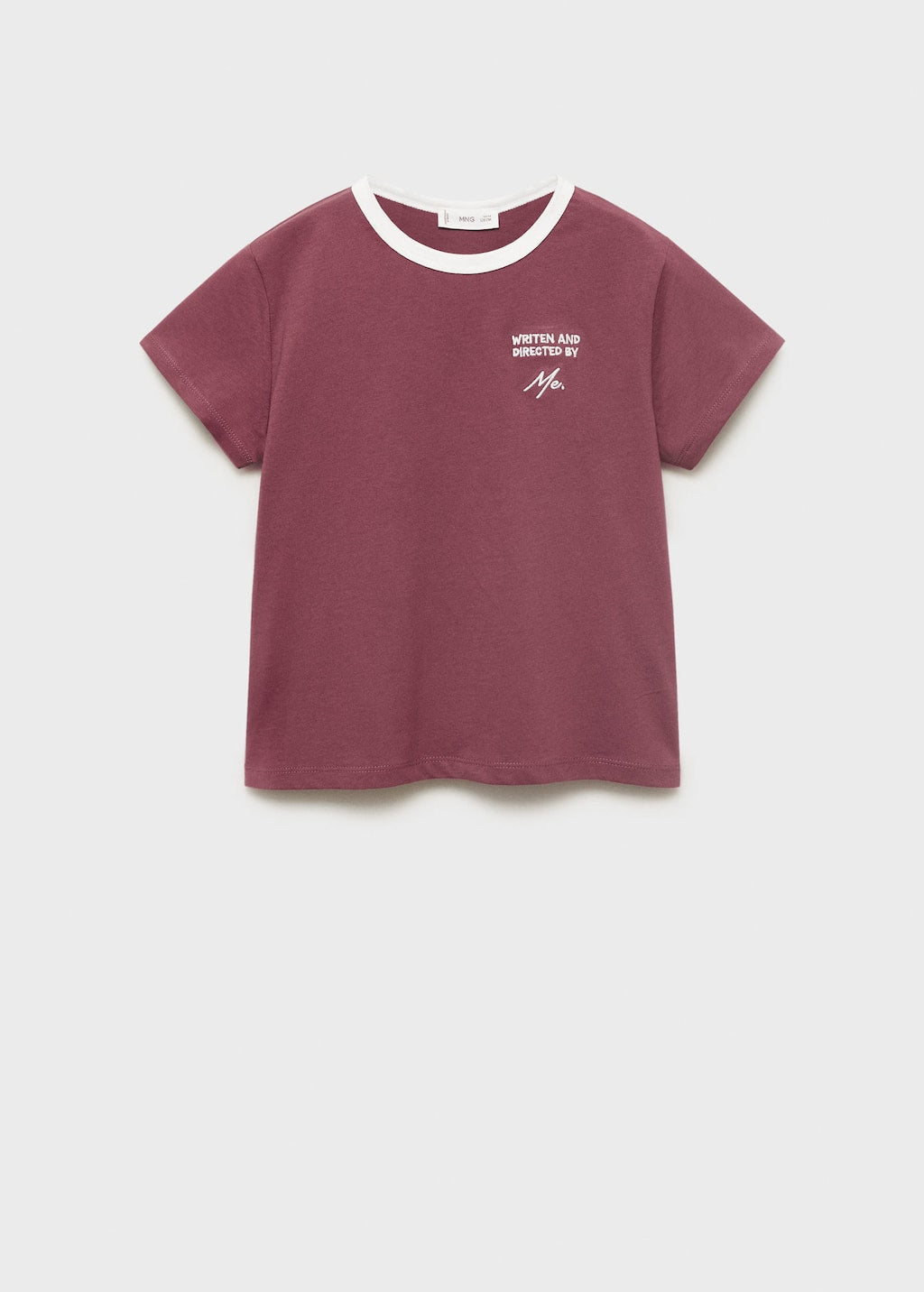 MANGO CONTRAST 17023284-75 MANGO KIDS GIRL T-SHIRT SHORT SLEEVE