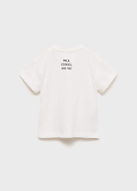 MANGO FOOD 17023294-02 MANGO KIDS BABY GIRL T-SHIRT SHORT SLEEVE