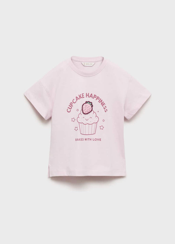 MANGO FOOD 17023294-61 MANGO KIDS BABY GIRL T-SHIRT SHORT SLEEVE