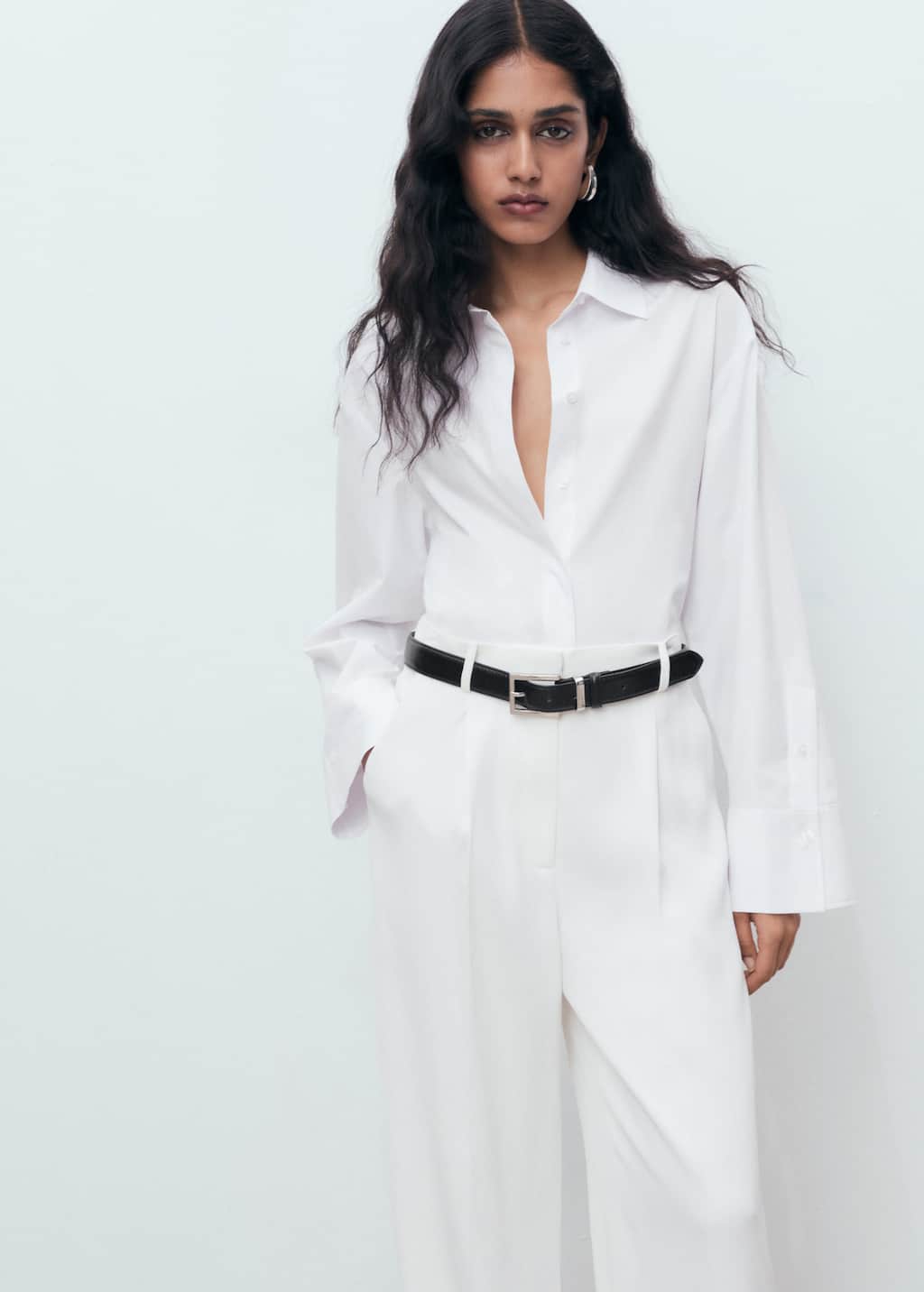 MANGO GIGI 17024082-02 MANGO WOMEN SHIRT LONG SLEEVE