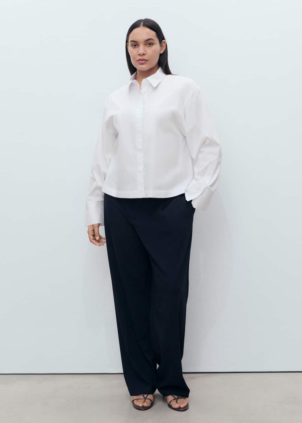 MANGO GIGI 17024082-02 MANGO WOMEN SHIRT LONG SLEEVE