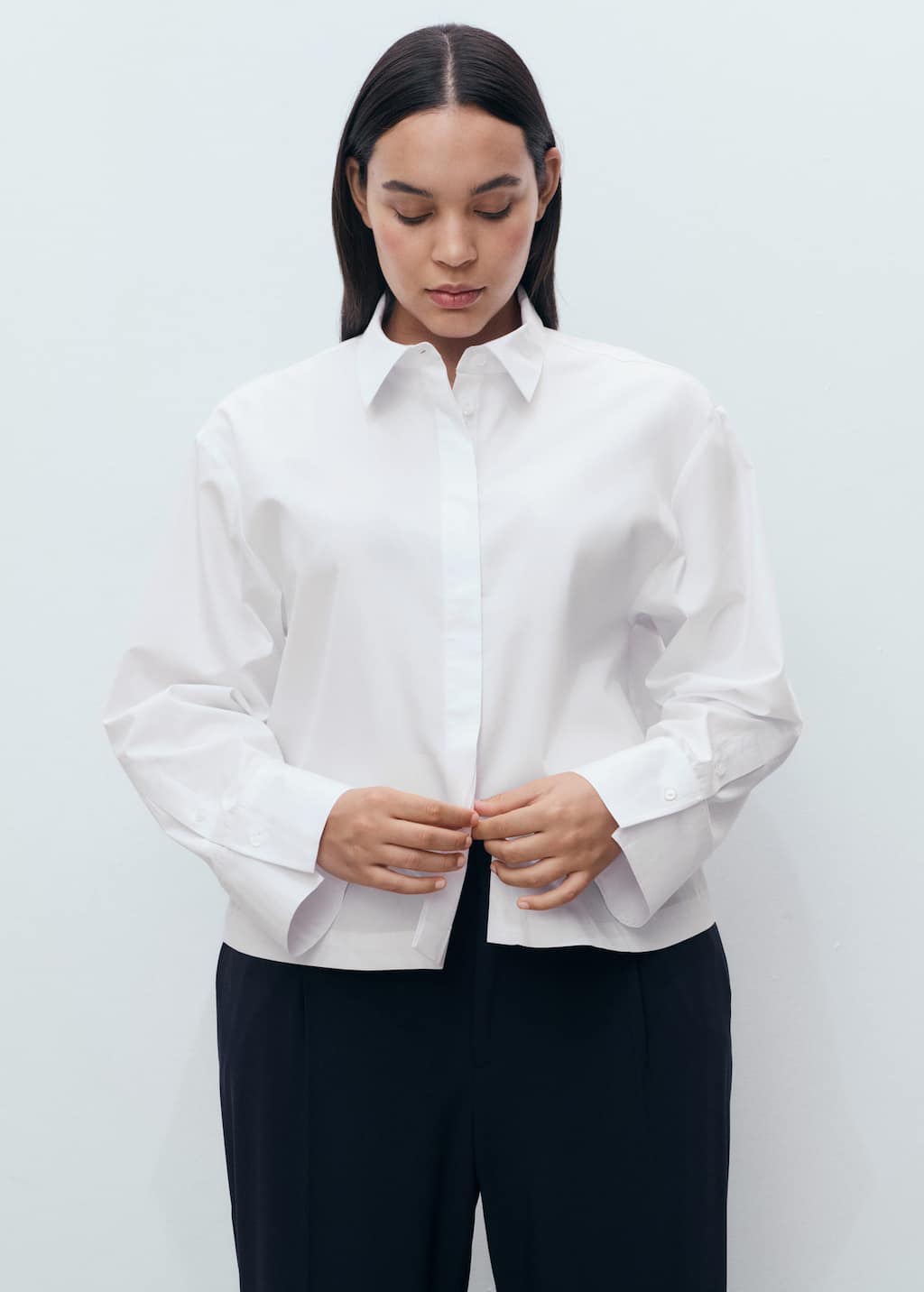 MANGO GIGI 17024082-02 MANGO WOMEN SHIRT LONG SLEEVE