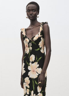 MANGO SALTY 17024093-99 MANGO WOMEN DRESS FULL LENGTH