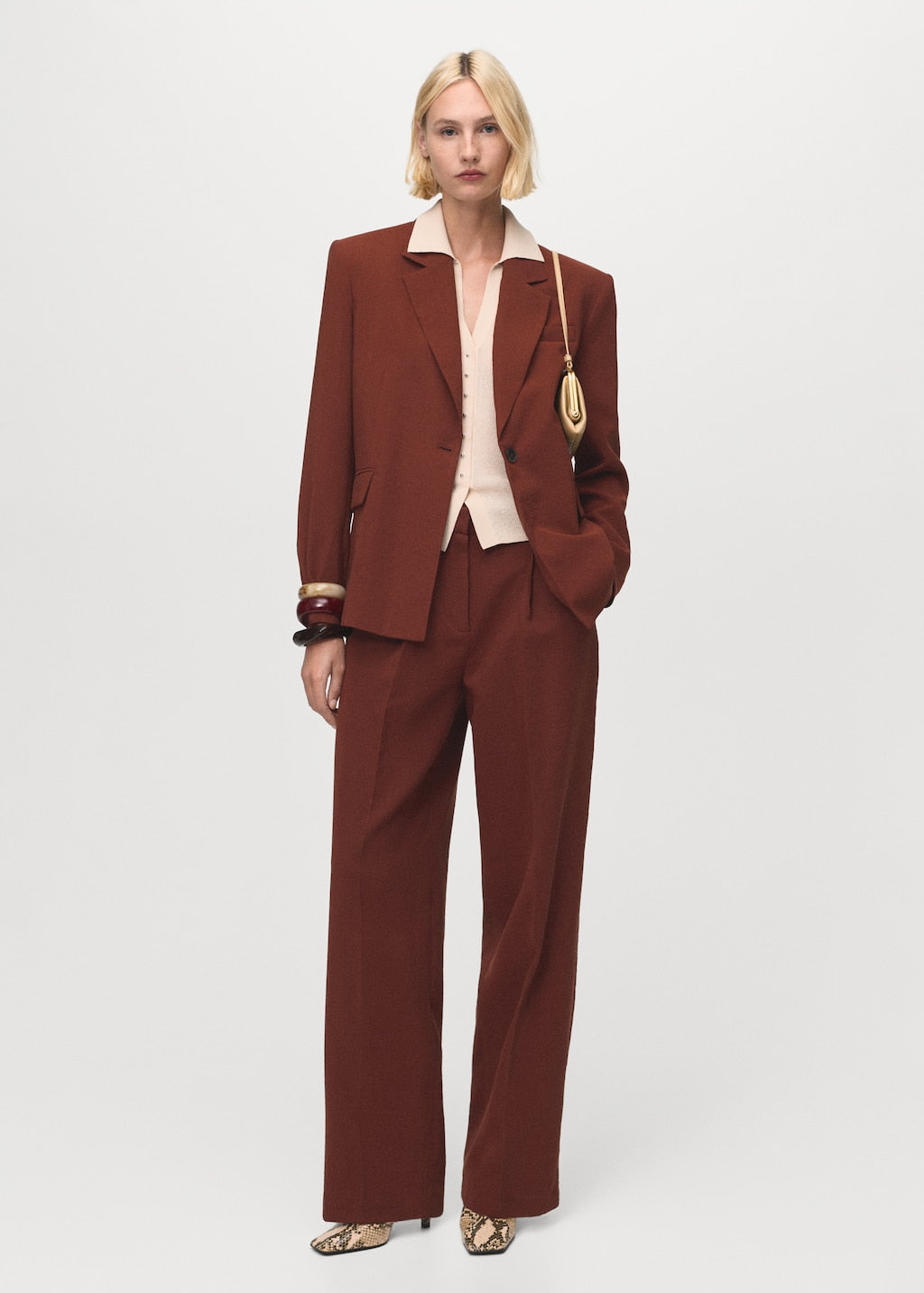 MANGO WOMEN PARIS 17024150-28 BLAZER AND 17014151-28 TROUSER