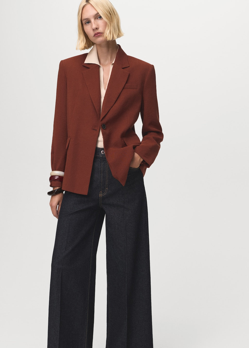 MANGO WOMEN PARIS 17024150-28 BLAZER AND 17014151-28 TROUSER