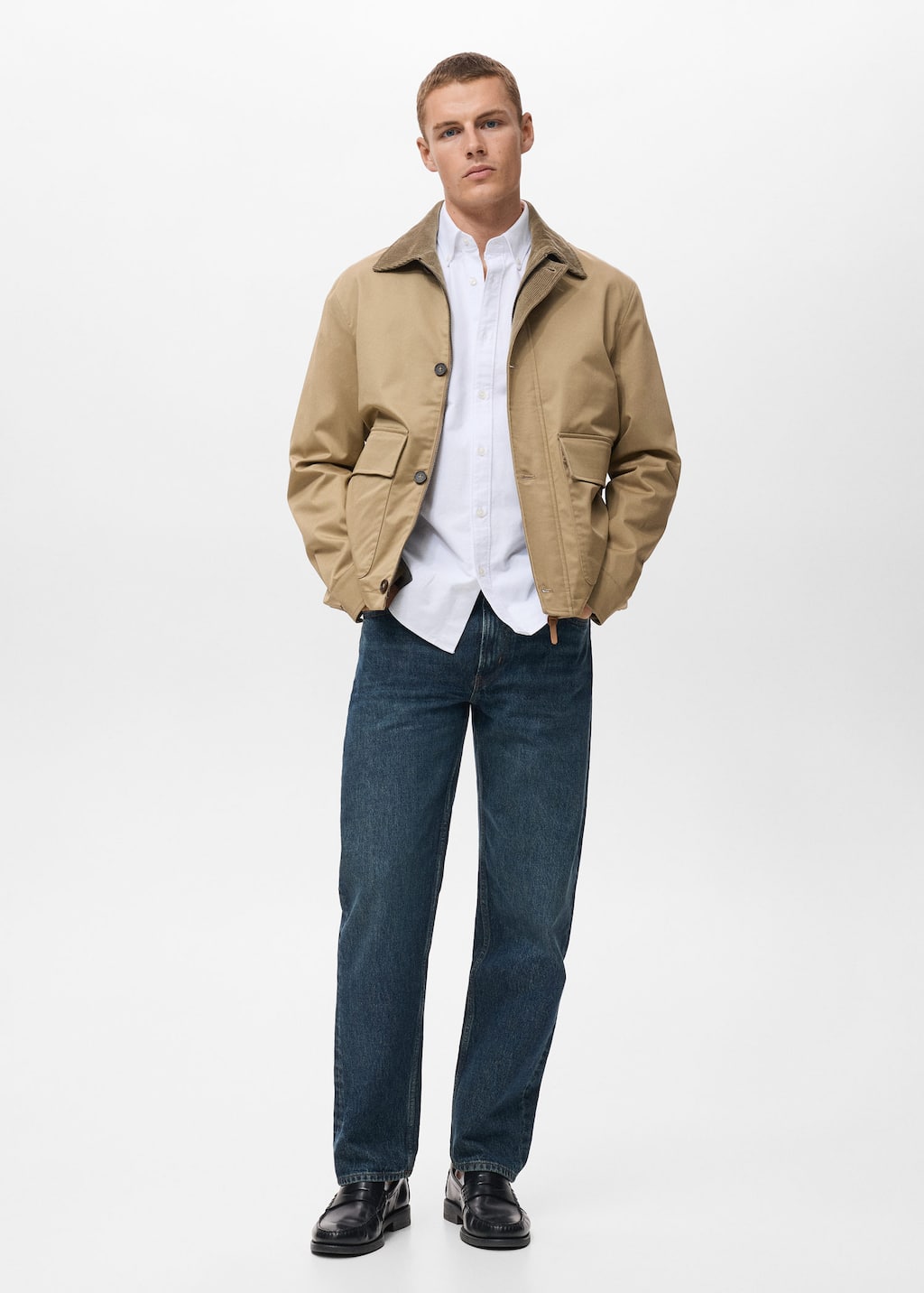 MANGO OXFORD 17024431-01 MANGO MAN SHIRT LONG SLEEVE